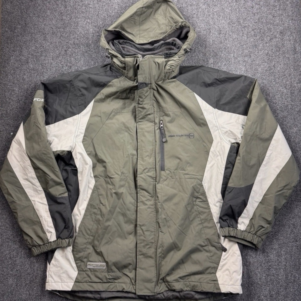 Vtg Free Country FCX Extreme Jacket Lined Ski Coat Outdoor Men’s Size Large